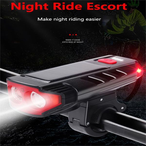 bicycle horn front light two t6 bright beads five-gear adjustment bike 120-decibel six sounds modes warning lights
bicycle horn front light two t6 bright beads five-gear adjustment bike 120-decibel six sounds modes warning lights