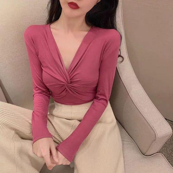 yoga outfit 2021 t-shirt cross v-neck fitness exercise bottoming shirt women solid color slimming slim sports
yoga outfit 2021 t-shirt cross v-neck fitness exercise bottoming shirt women solid color slimming slim sports