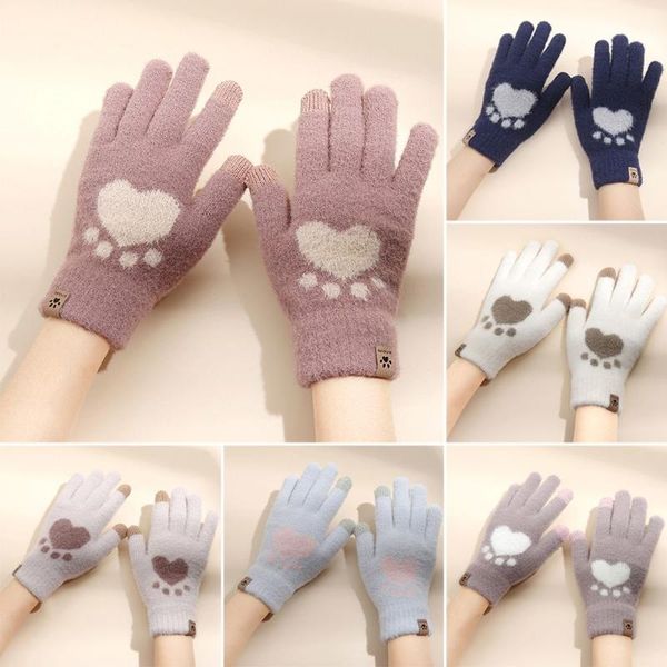 five fingers gloves autumn and winter outdoor cat pattern cold-proof fleece split finger touch screen mittens full-finger, Blue;gray
five fingers gloves autumn and winter outdoor cat pattern cold-proof fleece split finger touch screen mittens full-finger, Blue;gray