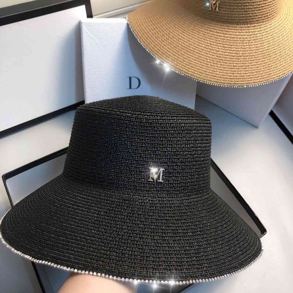summer straw women's designer version with diamond edge and big eaves net red beach sun protection flat hat fashion, Black;white
summer straw women's designer version with diamond edge and big eaves net red beach sun protection flat hat fashion, Black;white