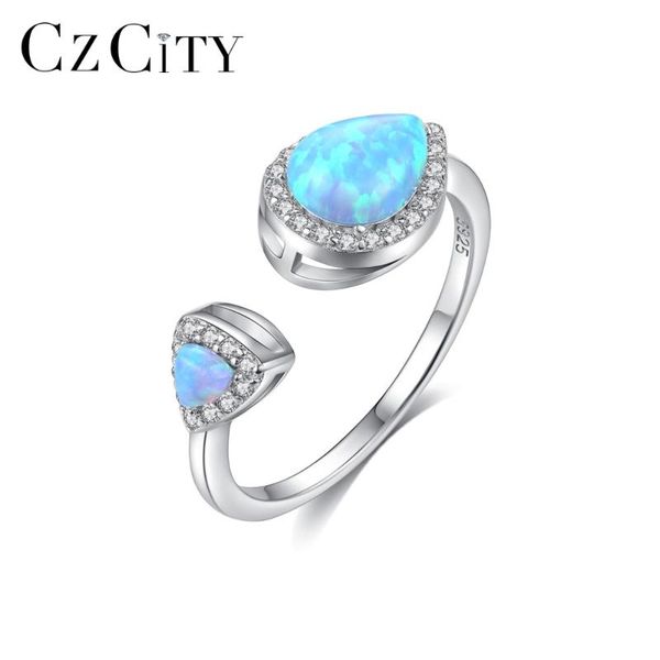 cluster rings czcity brand design waterdrop double fire opal cuff for women romantic lover femme open silver 925 jewelry, Golden;silver
cluster rings czcity brand design waterdrop double fire opal cuff for women romantic lover femme open silver 925 jewelry, Golden;silver