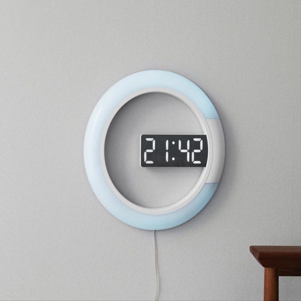 mirror hollow wall clock multifunctional creative home digital alarm 7 colors clocks
mirror hollow wall clock multifunctional creative home digital alarm 7 colors clocks
