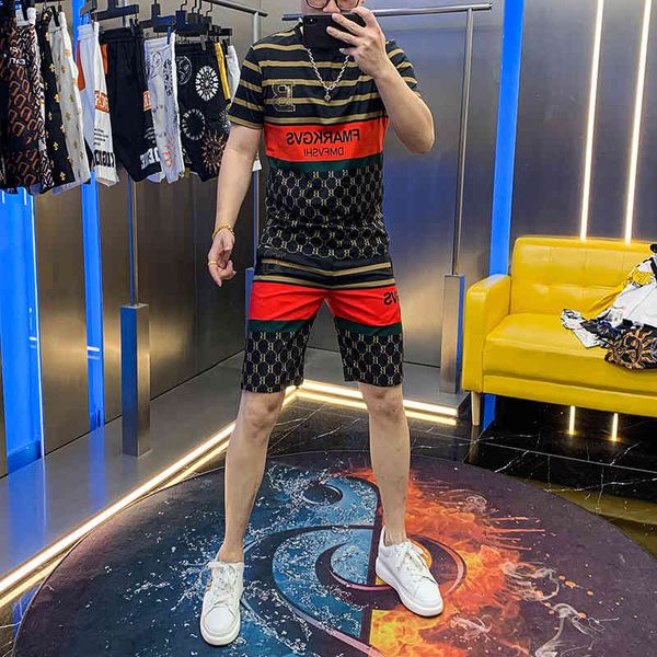 hoodies chao male summer double-mercerized cotton sleeves short shorts of two pieces stripe seam suit fashion, Black
hoodies chao male summer double-mercerized cotton sleeves short shorts of two pieces stripe seam suit fashion, Black