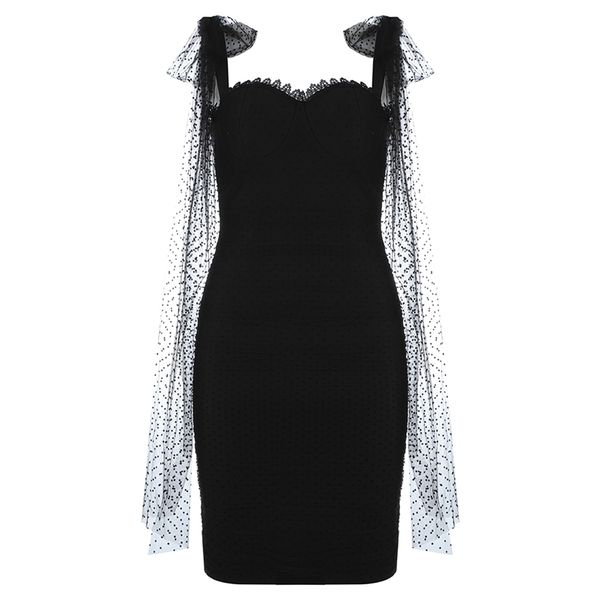 women bandage dress summer autumn bodycon party club mini mesh black elegant ladies clothes 210515, Black;gray
women bandage dress summer autumn bodycon party club mini mesh black elegant ladies clothes 210515, Black;gray
