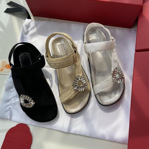 shoes women summer concise sandals genuine leather flat with crystal zapatos de mujer size 35-40, Black
shoes women summer concise sandals genuine leather flat with crystal zapatos de mujer size 35-40, Black
