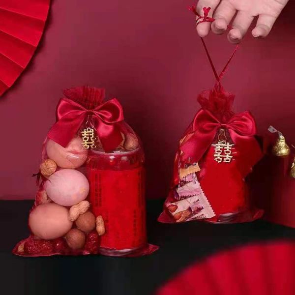 gift wrap fine texture 10pcs premium chinese red wedding candy yarn bag compact pouch exquisite for party
gift wrap fine texture 10pcs premium chinese red wedding candy yarn bag compact pouch exquisite for party