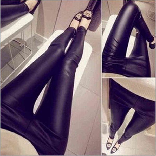 women's leggings women's cloth in spring autumn 2022 wear imitation leggings and slim fitting nine point tight leather pants, Black
women's leggings women's cloth in spring autumn 2022 wear imitation leggings and slim fitting nine point tight leather pants, Black
