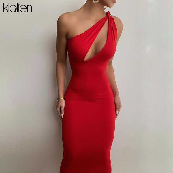dresses summer fashion hollow out sleeveless one-shoulder mid-calf dresses women's new simple solid black slim long dress, Black;gray
dresses summer fashion hollow out sleeveless one-shoulder mid-calf dresses women's new simple solid black slim long dress, Black;gray