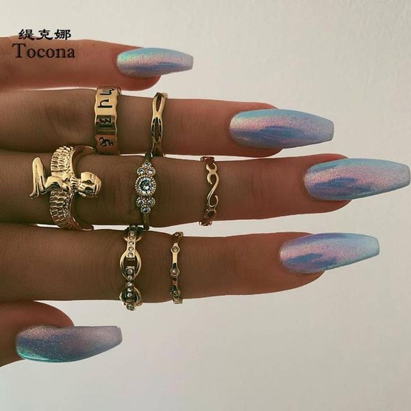 cluster rings tocona 7pcs/sets bird boho ring sets for women letter clear crystal stone hollow geometric finger knuckle female jewelry 9137, Golden;silver
cluster rings tocona 7pcs/sets bird boho ring sets for women letter clear crystal stone hollow geometric finger knuckle female jewelry 9137, Golden;silver