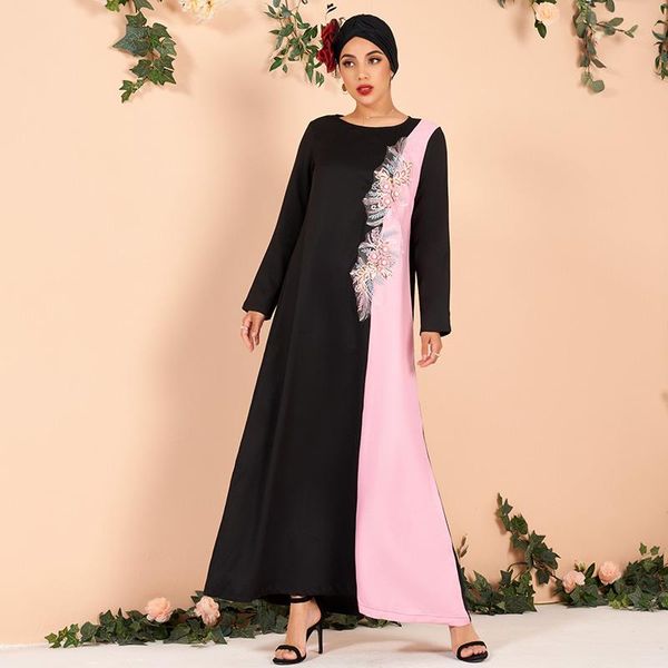 casual dresses products for autumn and winter ladies fashion pink change black color matching applique commuter plus size women's dress, Black;gray
casual dresses products for autumn and winter ladies fashion pink change black color matching applique commuter plus size women's dress, Black;gray