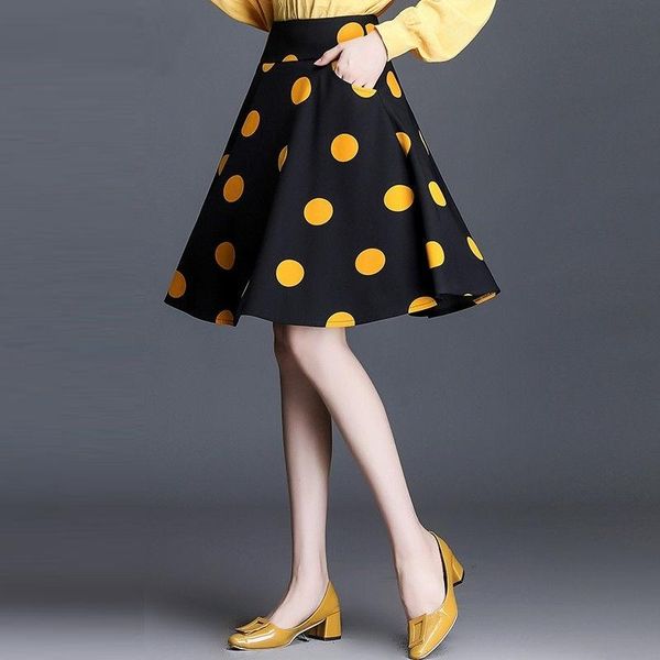skirts autumn winter 2021 wave dot elegant large hem mini women's skirt simple commuter yellow and black zipper high waist ladies
skirts autumn winter 2021 wave dot elegant large hem mini women's skirt simple commuter yellow and black zipper high waist ladies