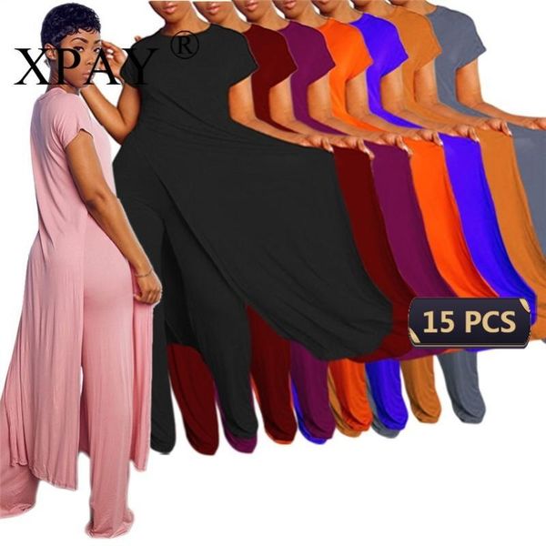 women's two piece pants wholesale bulk items lots tracksuits for women short sleeve both side split x-long + pant casual plus size s-4x, White
women's two piece pants wholesale bulk items lots tracksuits for women short sleeve both side split x-long + pant casual plus size s-4x, White