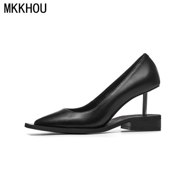 dress shoes mkkhou fashion single women summer genuine leather platform hollow heel personality high heels, Black
dress shoes mkkhou fashion single women summer genuine leather platform hollow heel personality high heels, Black