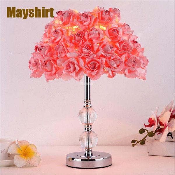table lamps modern crystal ball rose flower bedroom lamp living room led lanterns romantic pink holiday gift light fixture
table lamps modern crystal ball rose flower bedroom lamp living room led lanterns romantic pink holiday gift light fixture