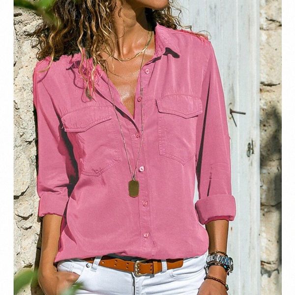 women's plus size blouse shirt solid colored shirt collar basic purple blushing pink wine e7by#, White
women's plus size blouse shirt solid colored shirt collar basic purple blushing pink wine e7by#, White