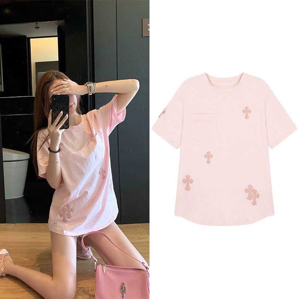 red style short and lazy sleeve 2021 net new summer korean mid long loose top, White
red style short and lazy sleeve 2021 net new summer korean mid long loose top, White