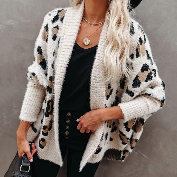 women plus size cardigan womens sweaters jacket personality fashion leopard beautiful prints christmas sweatshirt maglione trui chandail, White;black
women plus size cardigan womens sweaters jacket personality fashion leopard beautiful prints christmas sweatshirt maglione trui chandail, White;black