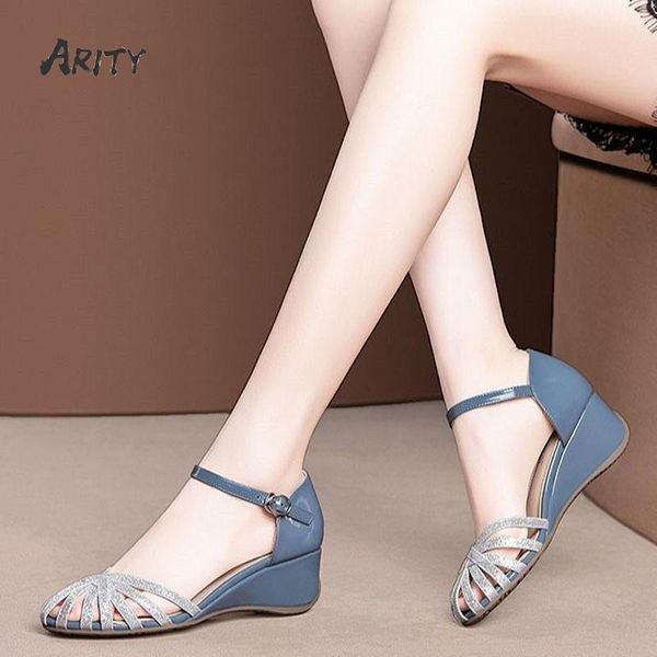 sandals baotou wedge heel women's summer shoes fashion greet mid-heeled with in-line heightening ladies hollow, Black
sandals baotou wedge heel women's summer shoes fashion greet mid-heeled with in-line heightening ladies hollow, Black