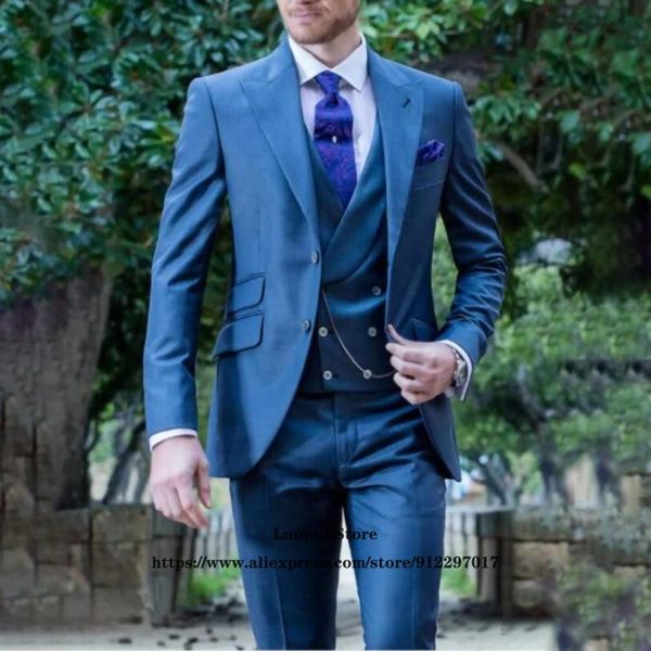 men's suits & blazers classic slim mens groom wedding double breasted tuxedo 3 piece jacket vest pants set formal professional business, White;black
men's suits & blazers classic slim mens groom wedding double breasted tuxedo 3 piece jacket vest pants set formal professional business, White;black