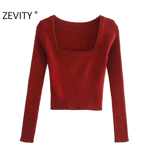 women vintage square collar short slimming sweater chic female basic long sleeve knitting pullover casual s462 210420, White;black
women vintage square collar short slimming sweater chic female basic long sleeve knitting pullover casual s462 210420, White;black