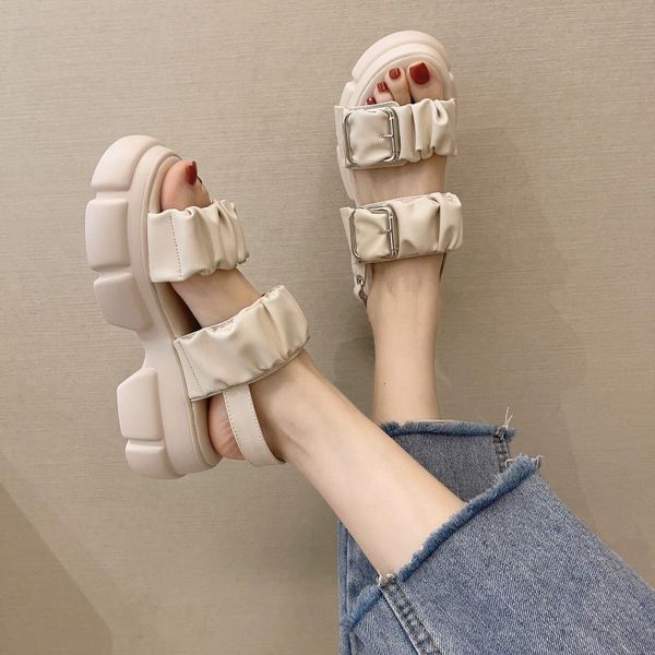 buckle sandals platform women summer all-match high heels fairy sports x817, Black
buckle sandals platform women summer all-match high heels fairy sports x817, Black