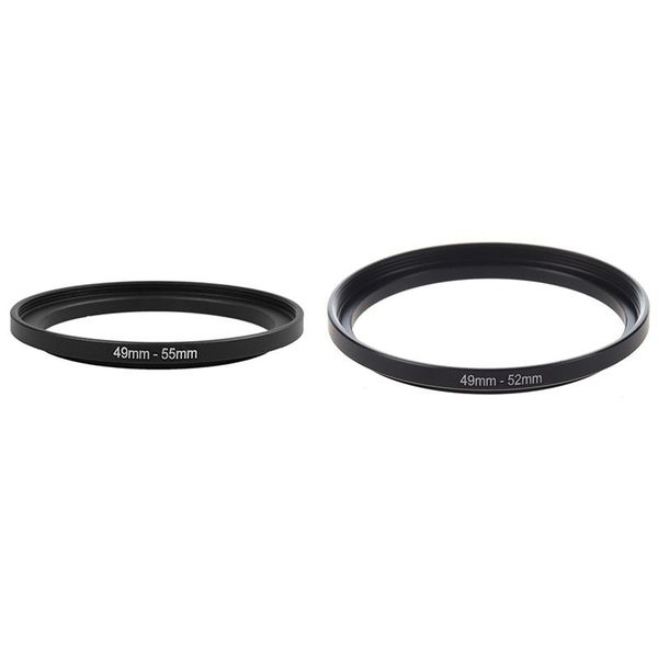 lens adapters & mounts 2 pcs camera filter replacement step up ring adapter, 49mm-52mm 49mm-55mm
lens adapters & mounts 2 pcs camera filter replacement step up ring adapter, 49mm-52mm 49mm-55mm