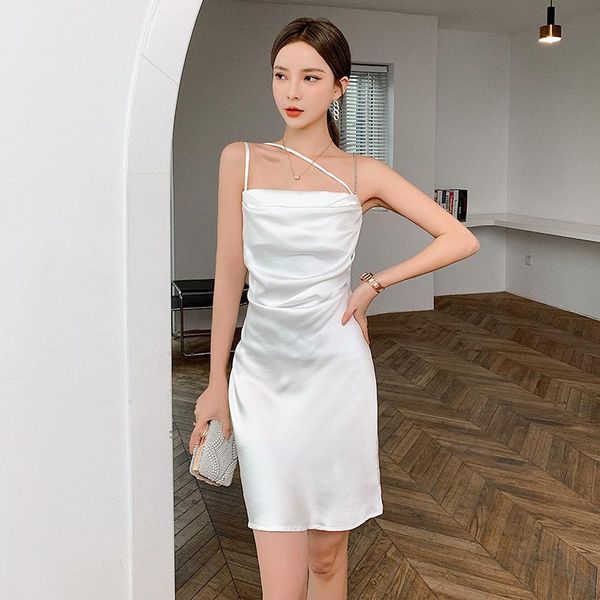 casual dresses dress in the summer of 2021 temperament drape with shoulder-straps design feeling small outer wear, Black;gray
casual dresses dress in the summer of 2021 temperament drape with shoulder-straps design feeling small outer wear, Black;gray
