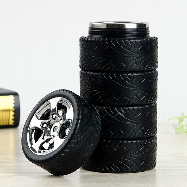 11oz car tire shape stainless steel inner tube thermo cups for coffee tea travel mug insulation bottle lovers rt water bottles
11oz car tire shape stainless steel inner tube thermo cups for coffee tea travel mug insulation bottle lovers rt water bottles