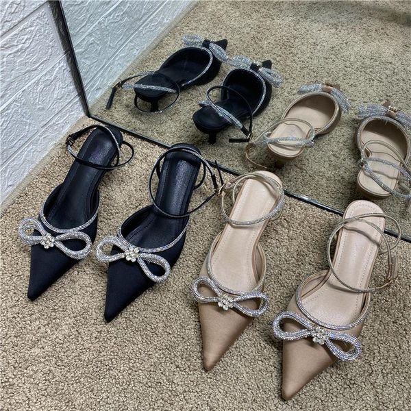 sandals 2021 buckle stiletto heel high heels pointed toe rhinestone bow bandage, Black
sandals 2021 buckle stiletto heel high heels pointed toe rhinestone bow bandage, Black