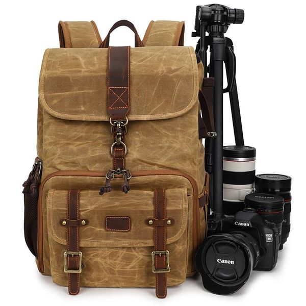backpack stylishlarge capacity waterproof canvas leather designer shoulder camerabackpack bag vintage pography rucksack for travel
backpack stylishlarge capacity waterproof canvas leather designer shoulder camerabackpack bag vintage pography rucksack for travel