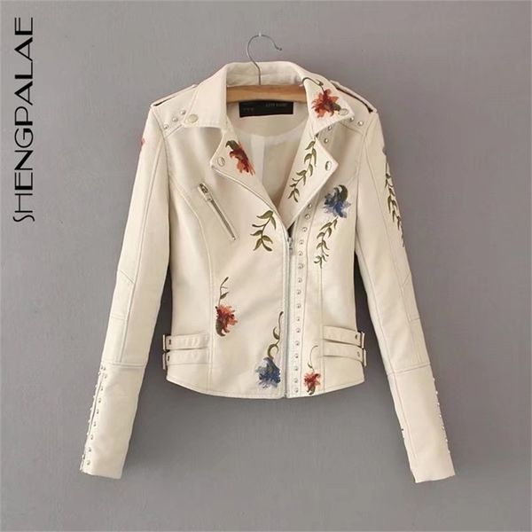 shengpalae spring autumn european style full sleeve rivet embroidery turn-down collar zipper slim coat fr250 210804, Black;brown
shengpalae spring autumn european style full sleeve rivet embroidery turn-down collar zipper slim coat fr250 210804, Black;brown