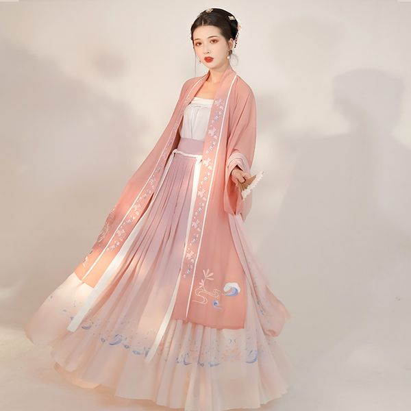 hanfu chinese style ancient costume traditional folk dance stage performance clothing retro singers princess fairy dress 10764, Red
hanfu chinese style ancient costume traditional folk dance stage performance clothing retro singers princess fairy dress 10764, Red