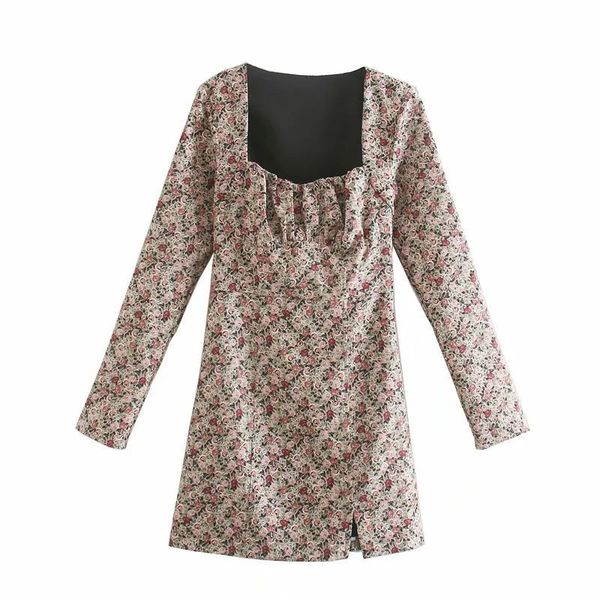 dresses women printed wide-neck long sleeves pleats on chest vintage short elegant fashion casual es, Black;gray
dresses women printed wide-neck long sleeves pleats on chest vintage short elegant fashion casual es, Black;gray