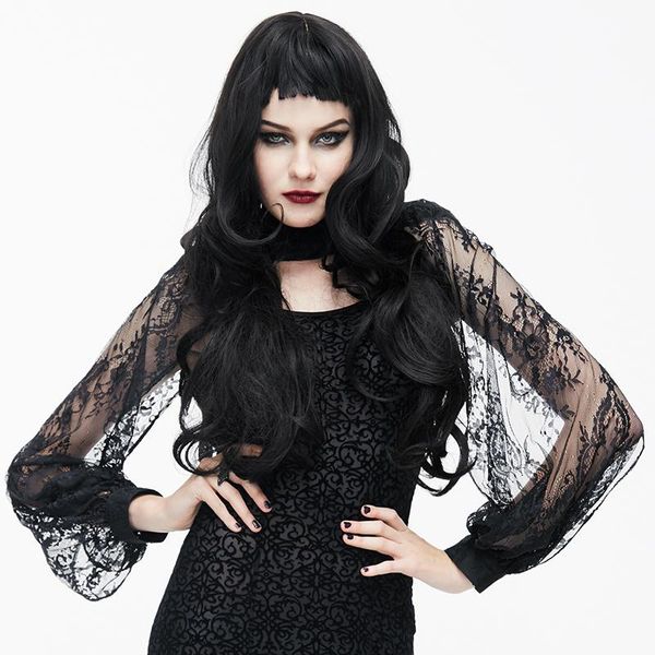 scarves eva lady gothic black lace cappa shawls for women autumn winter collar long sleeves wraps female clothing accessories, Blue;gray
scarves eva lady gothic black lace cappa shawls for women autumn winter collar long sleeves wraps female clothing accessories, Blue;gray
