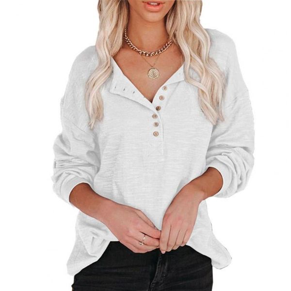 women's polos lantern sleeve single-breasted women blouse button neck pullover spring autumn solid color skin-friendly streetwear, White
women's polos lantern sleeve single-breasted women blouse button neck pullover spring autumn solid color skin-friendly streetwear, White