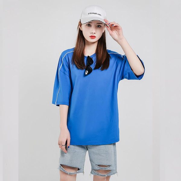 women harajuku kawaii candy colors t-shirt korean weather embroidery loose all-match t shirt summer short sleeve simple t-shirts yoga outfit
women harajuku kawaii candy colors t-shirt korean weather embroidery loose all-match t shirt summer short sleeve simple t-shirts yoga outfit