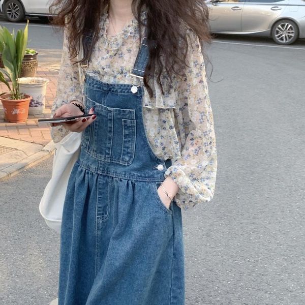 casual dresses 2021 summer denim dress women loose pockets korean medium-length sleeveless solid color a line suspender, Black;gray
casual dresses 2021 summer denim dress women loose pockets korean medium-length sleeveless solid color a line suspender, Black;gray