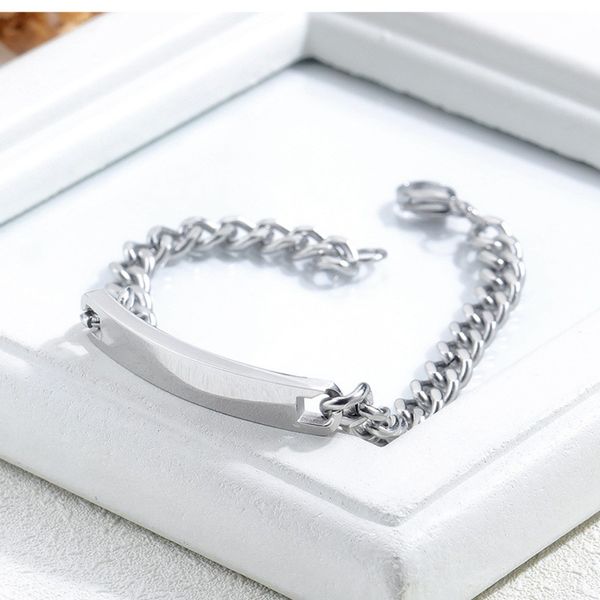 chain titanium steel couple rose gold plated cuban bracelet, 21cm/23cm long, elegant and sophisticated gift (does not fade), Black
chain titanium steel couple rose gold plated cuban bracelet, 21cm/23cm long, elegant and sophisticated gift (does not fade), Black