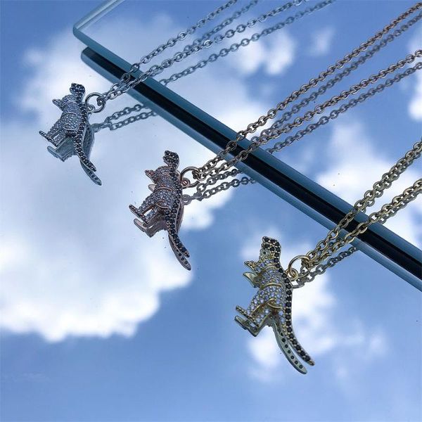 chokers cartoon dinosaur charm pendant necklace for women men hains on the neck fashion hip hop couple chain necklaces jewelry, Golden;silver
chokers cartoon dinosaur charm pendant necklace for women men hains on the neck fashion hip hop couple chain necklaces jewelry, Golden;silver