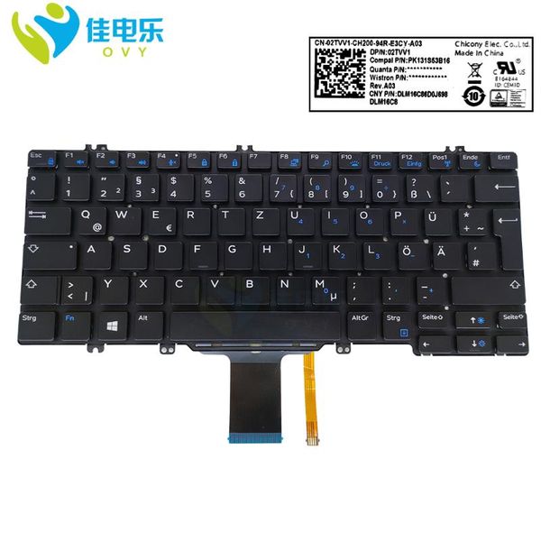 german lapkeyboard for e7280 latitude 7290 5290 e7285 e5285 02tvv1 2tvv1 computers notebook keyboards backlight replacement
german lapkeyboard for e7280 latitude 7290 5290 e7285 e5285 02tvv1 2tvv1 computers notebook keyboards backlight replacement