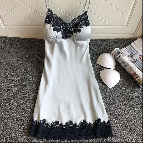 lingerie silk lace paddad women sleepwear push up dress babydoll nightdress nightgown, Black;red
lingerie silk lace paddad women sleepwear push up dress babydoll nightdress nightgown, Black;red