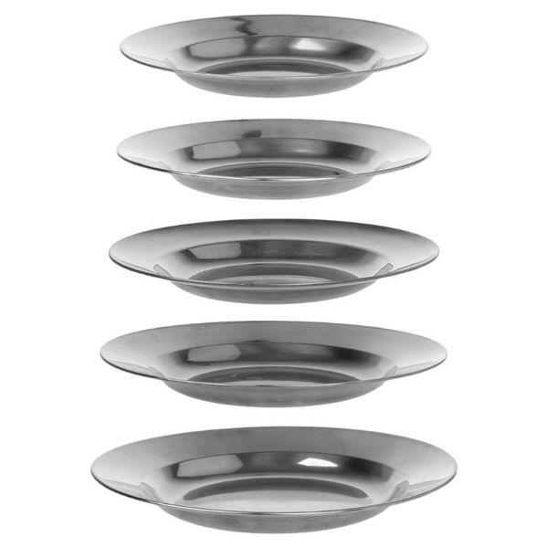 dishes & plates stainless steel round dinner plate dish tray container outdoor camping picnic tableware 16-24cm
dishes & plates stainless steel round dinner plate dish tray container outdoor camping picnic tableware 16-24cm