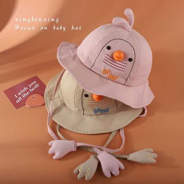 baby hat spring and summer cartoon chick sunshade kids sunscreen bucket caps & hats, Yellow
baby hat spring and summer cartoon chick sunshade kids sunscreen bucket caps & hats, Yellow