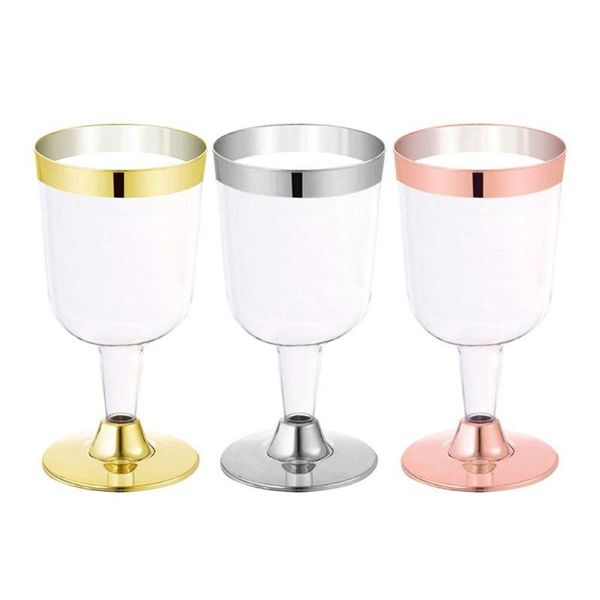 disposable dinnerware 2021 6pcs/set plastic red wine glass wedding toasting champagne cup
disposable dinnerware 2021 6pcs/set plastic red wine glass wedding toasting champagne cup