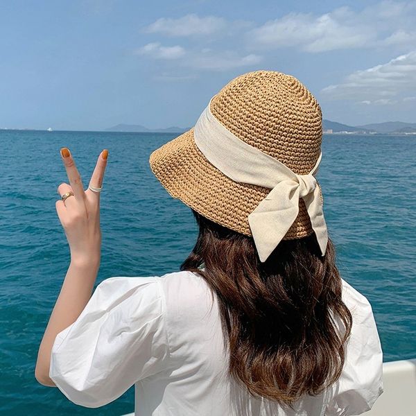 hat female summer sunscreen sun hat new 2021 net red fashion korean versatile uv proof straw hat, Blue;gray
hat female summer sunscreen sun hat new 2021 net red fashion korean versatile uv proof straw hat, Blue;gray