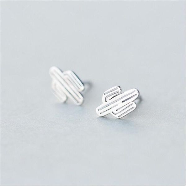 stud 925 sterling silver women's jewelry fashion cute 11mmx7mm punk cactus earrings gift for girls kids lady es227, Golden;silver
stud 925 sterling silver women's jewelry fashion cute 11mmx7mm punk cactus earrings gift for girls kids lady es227, Golden;silver