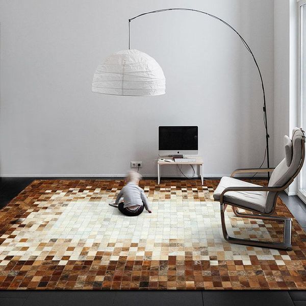 carpets nordic modern cowhide splicing carpet living room sofa tea table rectangle large area rug luxury bedroom bed leather
carpets nordic modern cowhide splicing carpet living room sofa tea table rectangle large area rug luxury bedroom bed leather