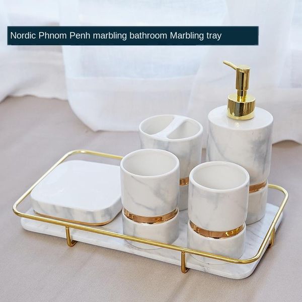 bath accessory set modern simple bathroom five piece toilet luxury toiletries combination decoration household mouthwash cup
bath accessory set modern simple bathroom five piece toilet luxury toiletries combination decoration household mouthwash cup