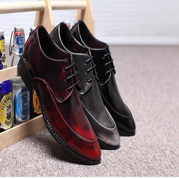autumn winter new men business formal shoes lace up low heel round head pu classic gentleman british style dress for banquet dh308, Black
autumn winter new men business formal shoes lace up low heel round head pu classic gentleman british style dress for banquet dh308, Black