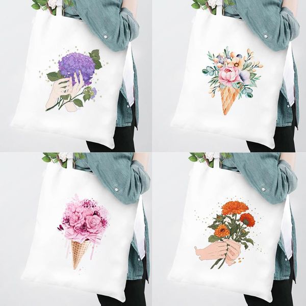 storage bags women canvas printing shoulder white daisy sunflower ladies floral travel shopping handbag tote bag girls books
storage bags women canvas printing shoulder white daisy sunflower ladies floral travel shopping handbag tote bag girls books